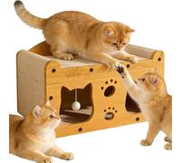 Cardboard Cat House Non-slip Interactive Multi-Functional Toy with Ball
