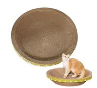 Cardboard Cat Scratcher - Durable Cardboard with Precise Stitching | Comfortable Cat Toy for Living Rooms Playroom Balcony Bedroom Study with Fixed Lying for Kittens