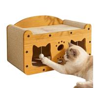 Cardboard Cat Scratcher House Non-slip Interactive Multi-Functional Toy