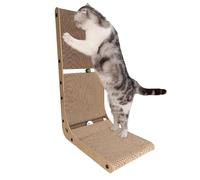 Cardboard Cat Scratching Post - Scratching Block & L-Shaped, Cardboard for Cats | Vertical Scratching Post for Cat Relaxation, Improved Supplies for Scratching Small Pets