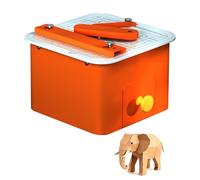 Cardboard Construction Tool, Safe Power Cutter for Boys & Girls Age 5-12, STEM Educational Gift for Creative Engineering, DIY Art & Craft Kit