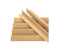 Cardboard Corners For Shipping L Shape Pallet Edge Protectors For Reinforced Shipping Cargo Box - Pack Protection For Pallets, Wall Corners, & Furniture(10 x 4 x 0.4 cm (L x W x THK))