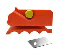 Cardboard Cutter for Cat Scratchers,3D Printed Handheld Cardboard Cutter, DIY Cat Scratchers Tool Making Scratching Board Bed Foldable 30cm, Perfect for Cat Lovers(Light Red, One Size)