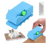 Cardboard Cutter for Cat Scratchers,3D Printed Portable Cardboards Strip Cutter with 10 Replaceable Blades,DIY Cats Scratchers Cardboard Strip Tool Machine for Cat Lovers