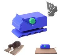 Cardboard Cutter for Cat Scratchers with 5pcs Blade,3D Printed Handheld Cardboard Cutting, Kids DIY Cat Scratchers Cardboard Strip Tool Machine for Cat Lover