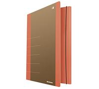 Cardboard Folder with Elastic Band DONAU Life 500gsm A4 Orange/Document Archiving/Type-3-flap/Kind-with Eraser/Material-Cardboard/Colour-Orange/Format-A4 / Weight (g/m2)-500