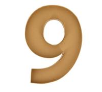 Cardboard Food Tray Numbers 0-9 for Party Platters, Birthday Snack Sweet Treat Display Cardboard Food Tray Number 9 - Party Platter for Birthday Snack Display