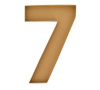 Cardboard Food Tray Numbers 0-9 for Party Platters, Birthday Snack Sweet Treat Display Cardboard Food Tray Number 7 - Party Platter for Birthday Snack Display