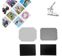 Cardboard Fridge Magnet Supplies For Rectangular Button Maker Machine 2.1x3.15" & 2.56x3.54" DIY Photo Magnet Maker Kit Custom Photo Gifts & Craft Materials(500sets,53x80mm)