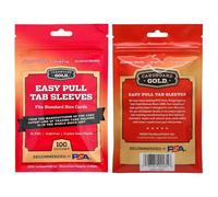 Cardboard Gold Easy Grip/Pull Tabbed Grade Saver Soft Sleeves (500 Sleeves)