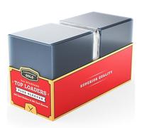 Cardboard Gold Premium 35pt Toploaders with Soft Sleeves Bundle Pack (100ct) CBGTL100PS