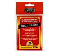 Cardboard Gold Super Premium Card Sleeves - Penny Sleeves for Trading Cards - Ultra Clear OPP 2 mil - 2 5/8" x 3 5/8" - Fits Standard Size Cards, Top-Loaders & Card Savers (5000 Sleeves)