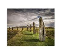Cardboard Jigsaw 1000 Piece,Scotland A Neolithic stone circle and henge,Puzzles Educational Cardboard Toys For Adult Birthday Gift(38x26cm)-86