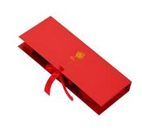 Cardboard Letter Shape Floral Box with Ribbon for Birthday Valentines Day Wedding Floral Packaging with Built in Ribbon Closure Cardstock Letter