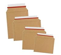 Cardboard Mailer Envelopes | Capacity Book Mailers | 249mm x 352mm | Royal Mail Large Letter Card Mailers | Rigid Secure Postal | Pack of 50