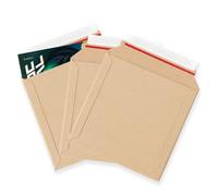 Cardboard Peel and Seal Strong Board Packaging Postal Mailing Shipping Large Letter Envelopes (180x165mm), 25 Count