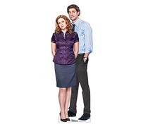 Cardboard People Jim Halpert & Pam Beesly Life Size Cardboard Cutout Standup - The Office (TV Series)