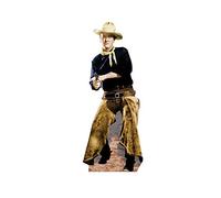 Cardboard People John Wayne (Western With Chaps) Life-Size Standup Poster, 30X75