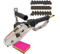 Cardboard Pneumatic Waste Paper Edge Cutting Tool 2500 R/Min,6 Mm 5 Mm 8 Mm Professional Carton Box Stripper Cordless,Adjustable Chain Tension & Air Pressure,A
