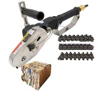 Cardboard Pneumatic Waste Stripping Machine 2500 Rpm,6 Mm 5 Mm 8 Mm Hand-Held Cordless Carton Box Stripper,Adjustment Chain Tension & Air Pressure,B