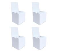 Cardboard Post Box Ballot Box 4 Pack Raffle Boxes with Slot & Removable Header Suggestion Box Donation Boxes for Charity Collection Box Large Cardboard Box for Voting Collecting Fundraising Feedback