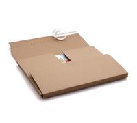Cardboard Postal Mailer PiP Large Letter Book Wrap Parcel Mailers (325x240x16mm) A4 Pack of 25