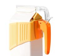 Cardboard Pouring Clip, Reusable Handle for Milk Dispenser, Leakproof Beverage Pouring Aid Device, Easy Spout Tool for Milk Cartons, Boxes