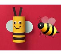 Cardboard Roll Bee