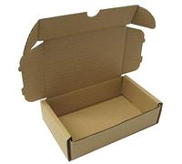 CARDBOARD SHIPPING MAILING STORAGE GIFT SMALL PARCEL BOXES/AVAILABLE COLOURS: WHITE, BROWN OR BABY PINK - SIZE: 6"x4"x1.5" /15cm x 10cm x 4cm (QUANTITY: 5, WHITE)