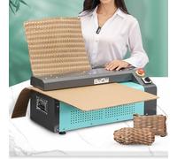 Cardboard Shredder Machine, Adjustable Paper Strip Cutter for Waste Carton, Honeycomb Packing Paper, Expanding Cutting Machine for Express Packaging, 450mm