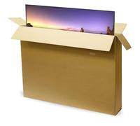 Cardboard TV Boxes for Moving | Double Walled Solid Moving Boxes with Handles & Extra Strength | TV Cardboard Boxes for Moving | Secure Packaging for Transport | Standard | Best for TVs 40, 49, 59, 75