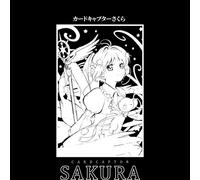 Cardcaptor Sakura Monochrome Box Unisex T-Shirt - Black - L