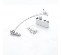 Cardea Pro Push and Turn Lock Child Safety Cable Window Opening Restrictor Lockable uPVC Suitable - Ideal for Safetyproofing Children and Pets - White (Single)