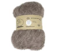 Carded Batt #103 Mottled Brown - 100g Wool for Needle & Wet Felting, Core & Finish - The Felt Box