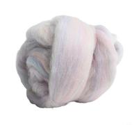 Carded Perendale Needle Felting Wool Pack 20G with 29 30 Fibre, Suitable for Wet Felting and Needle Felting Crafts (25#)
