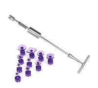 Cardent Puller Slide Hammer Kit - Pro Bar Pull Tool with 10 Rubber Adhesive Tabs, Carbon Steel Shaft | Large Body Repair Device, Automotive and Motorcycle Surface Restorer for Dent Removal
