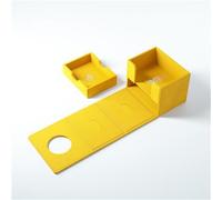 Gamegenic Cardfight!! Vanguard Nation's Vault | Premium Deck Box | Holds up to 50 Double-Sleeved Cards | Extra Drawer for Power Counters and Accessories | Keter Sanctuary - Yellow Color | Made