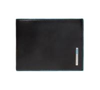 Piquadro Blue Square wallet leather 12.5 cm black