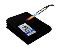 CARDI Fireproof Carbon Welding Blanket 1PCS 60cmx90cm (24"x36") Thickness 0.2 Inch Heat Resistant Fabric Up To 1900°F Heat Shield Resistant Mat for Soldering, Firepit, Grill, Welding Supplies