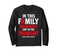 Cardiac Arrest Awareness Support Family Long Sleeve T-Shirt