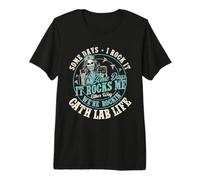 Cardiac Cath Lab Nursing Catheter Laboratory Nurse STEMI Premium T-Shirt