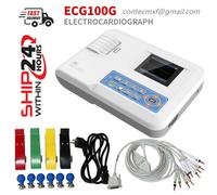 Cardiac ECG100G 1 Kanal Elektrokardiograph 12 Lead EKG Machine ECG Monitor CE