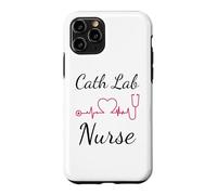 Cardiac Nurse Cath Lab EKG CVT Nursing Heart Beat Tech Case for iPhone 11 Pro