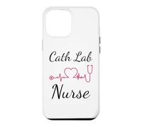 Cardiac Nurse Cath Lab EKG CVT Nursing Heart Beat Tech Case for iPhone 12 Pro Max