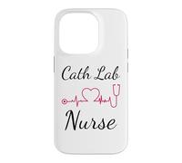 Cardiac Nurse Cath Lab EKG CVT Nursing Heart Beat Tech Case for iPhone 14 Pro