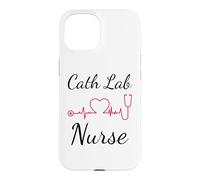 Cardiac Nurse Cath Lab EKG CVT Nursing Heart Beat Tech Case for iPhone 15