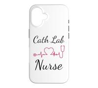 Cardiac Nurse Cath Lab EKG CVT Nursing Heart Beat Tech Case for iPhone 16