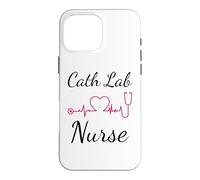 Cardiac Nurse Cath Lab EKG CVT Nursing Heart Beat Tech Case for iPhone 16 Pro Max