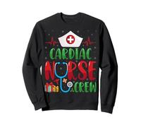 Cardiac Nurse Crew Xmas Stethoscope Nursing Christmas Sweatshirt