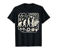 Cardiac Nurse Evolution Critical Care Design T-Shirt